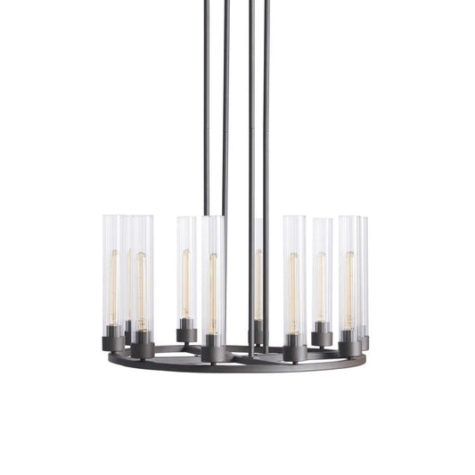 Cade Round Chandelier-Meet Lighting