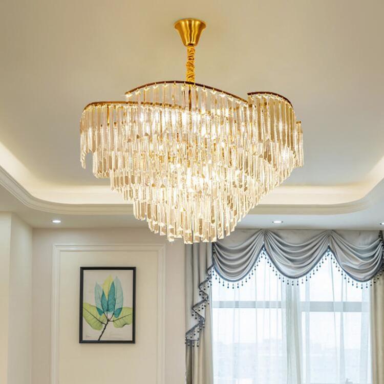 Caetano Crystal Chandelier-Meet Lighting