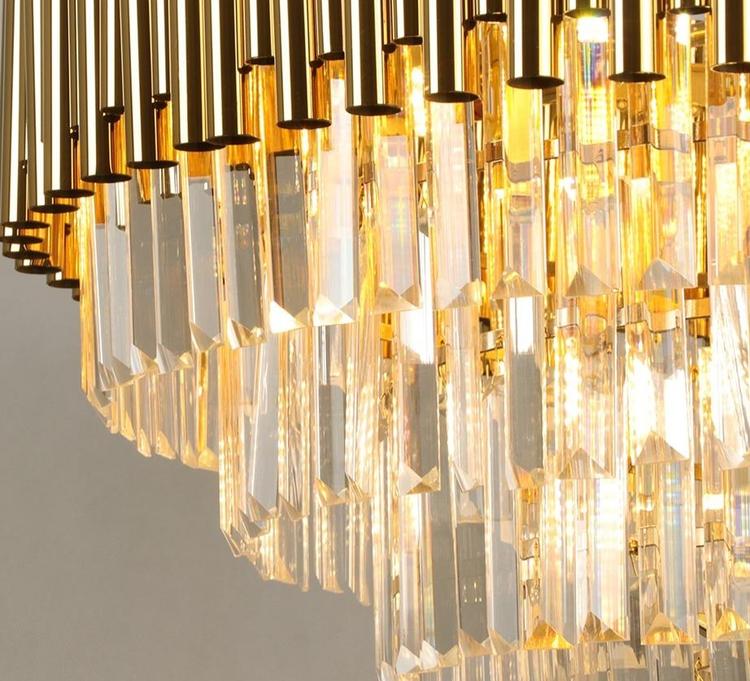 Callistenes Clear Crystal Chandelier-Meet Lighting