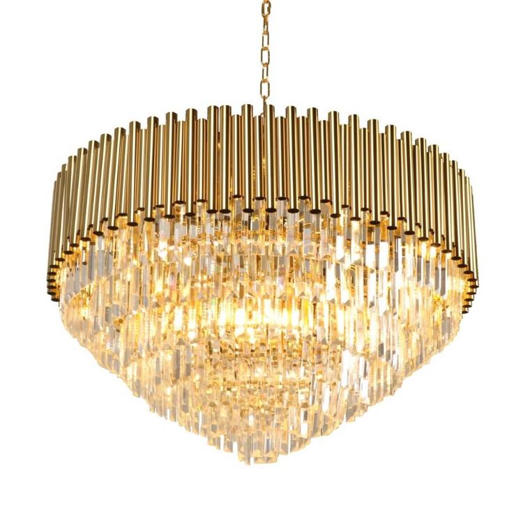 Callistenes Clear Crystal Chandelier-Meet Lighting