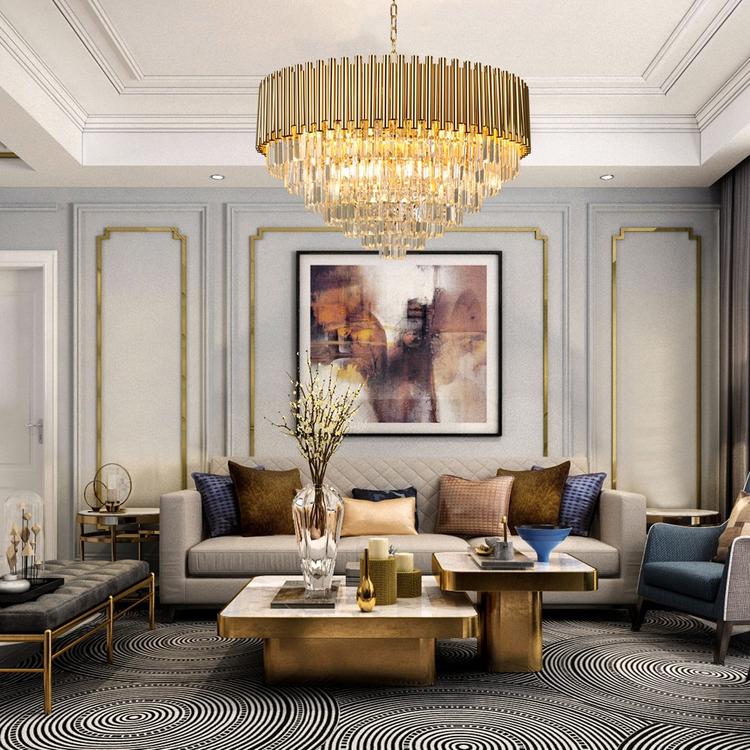 Callistenes Clear Crystal Chandelier-MEET LIGHTING