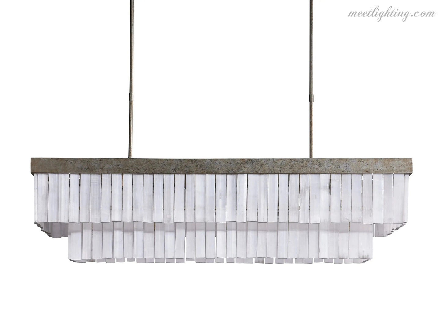 Cameron Rectangular Chandelier-Meet Lighting