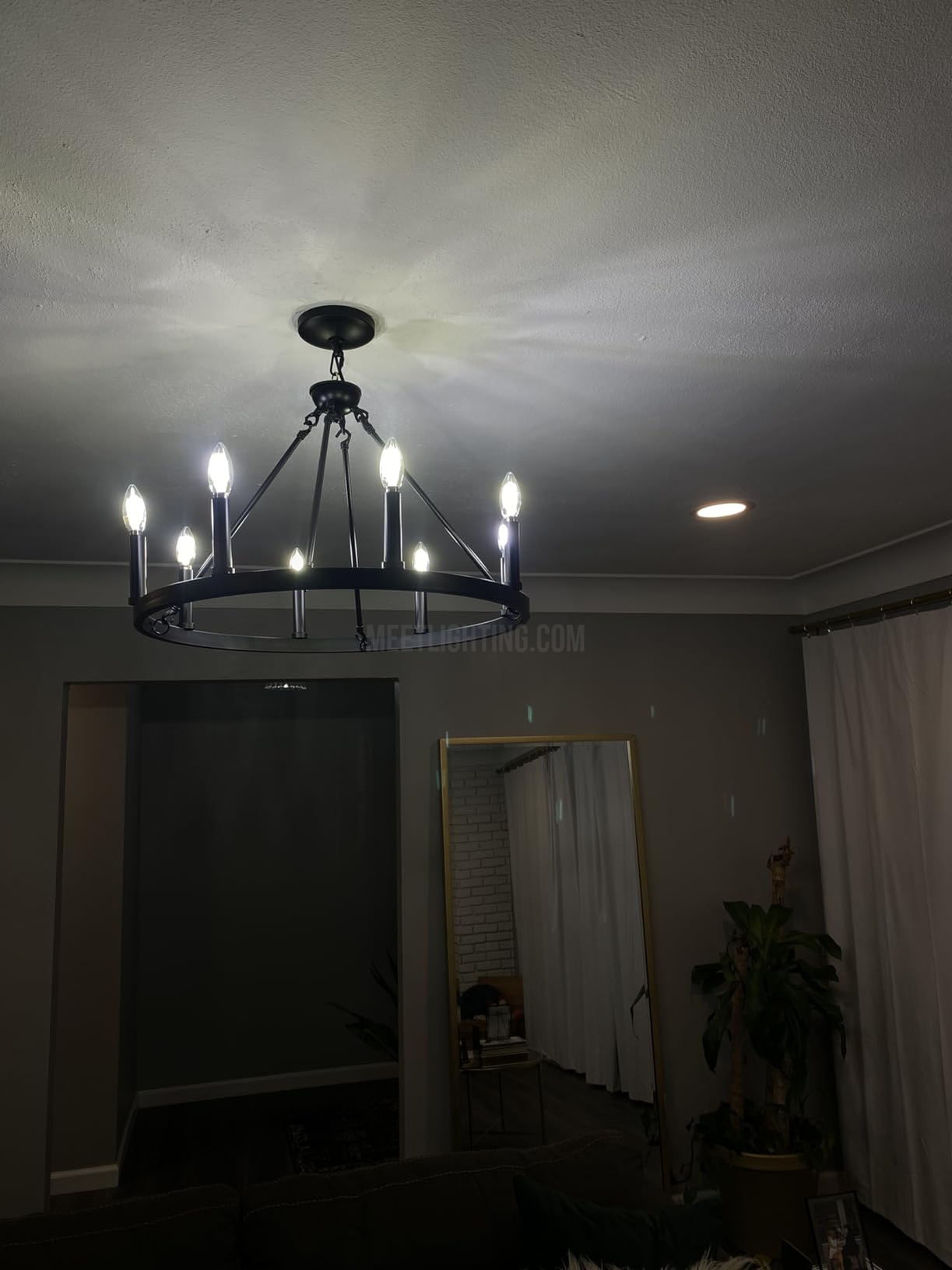 Camino Vintage Candelabra Round Chandelier 73" 63" 50" 38" 26"-MEET LIGHTING