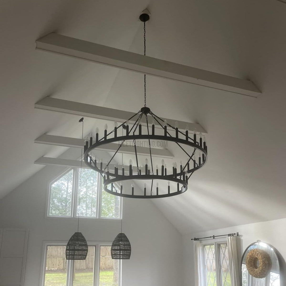 Camilo Vintage Filament 2-tier Chandelier-Meet Lighting