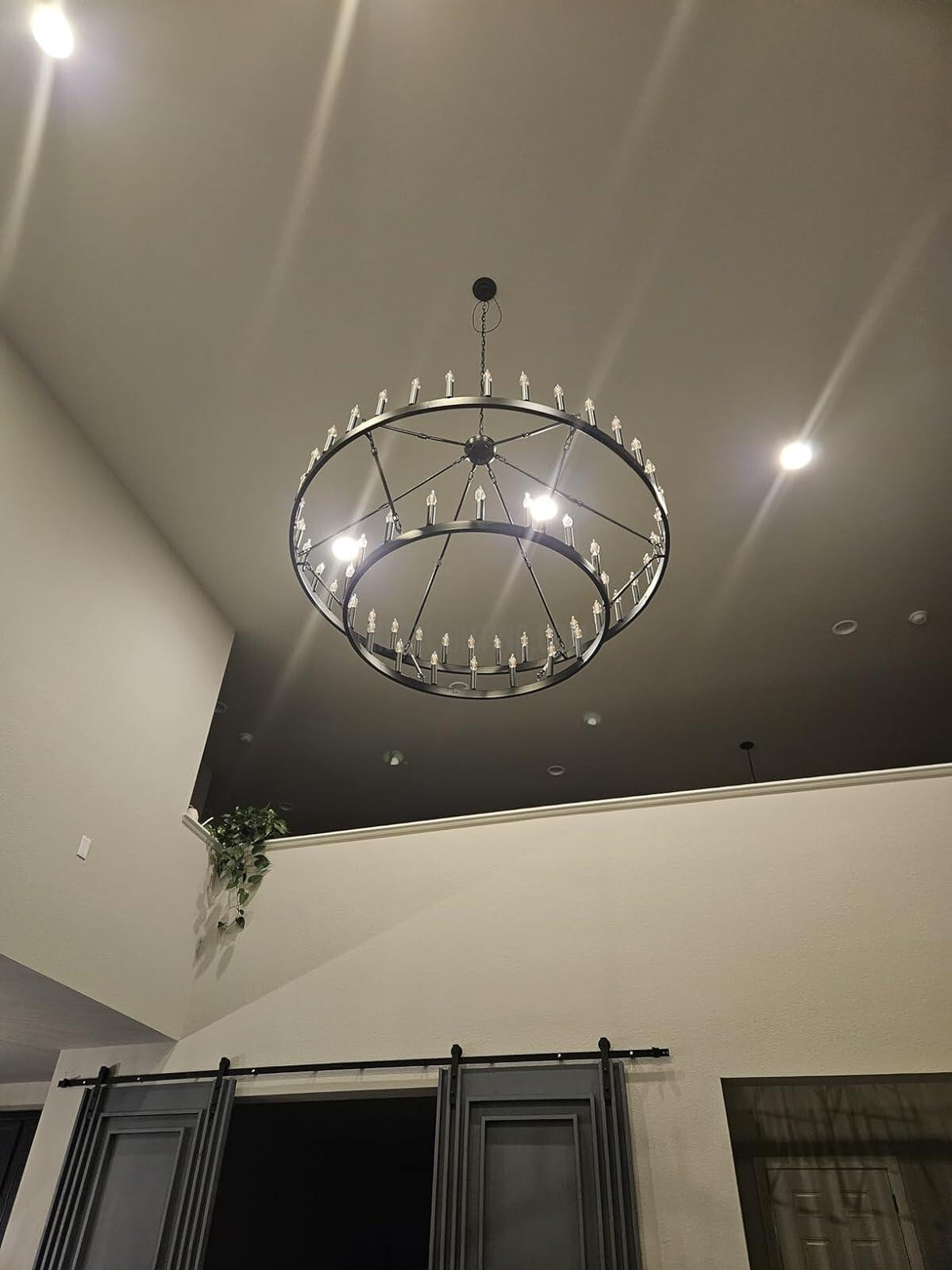 Camino Vintage Filament 2-tier Chandelier-MEET LIGHTING