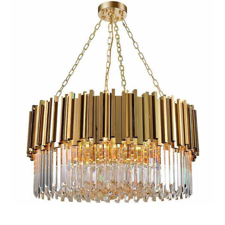 Candi Round Modern Chandelier Chain-Meet Lighting