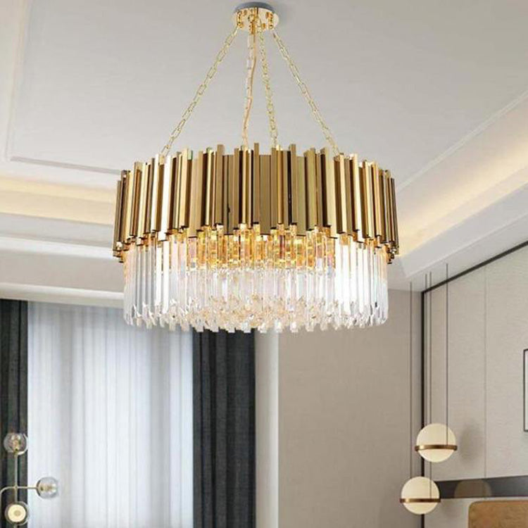 Candi Round Modern Chandelier Chain-Meet Lighting