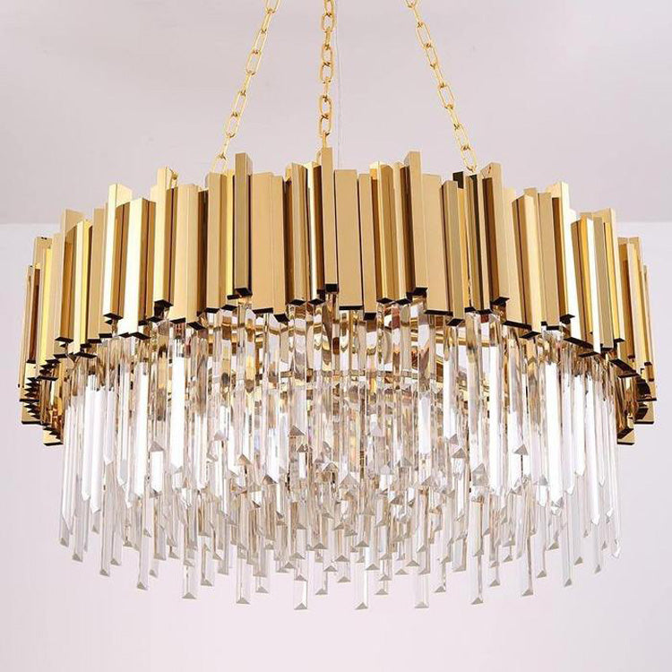 Candi Round Modern Chandelier Chain-Meet Lighting