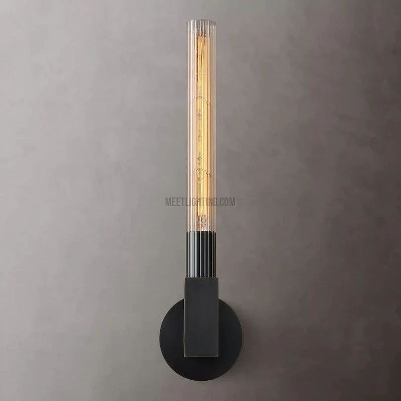 Cania Glass Wall Sconce-Meet Lighting