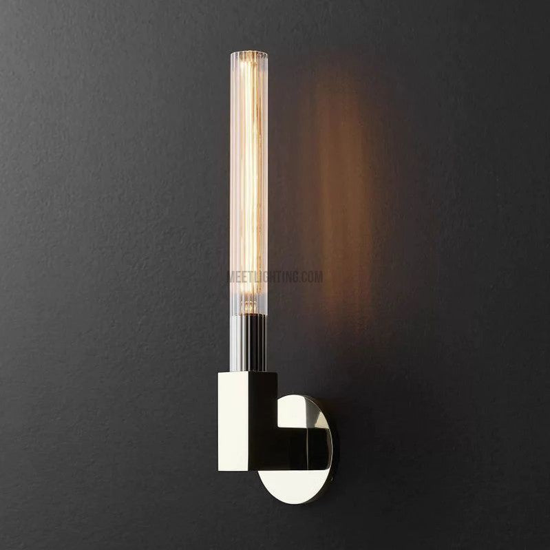 Cania Glass Wall Sconce-Meet Lighting