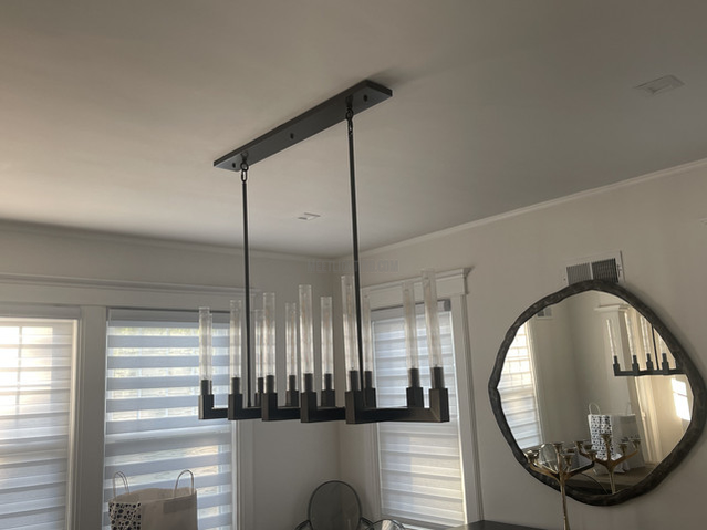 Cania Linear Chandelier 55"-Meet Lighting