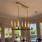 Cania Linear Chandelier 67"-Meet Lighting