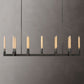 Cania Linear Chandelier 67" chandeliers for dining room,chandeliers for stairways,chandeliers for foyer,chandeliers for bedrooms,chandeliers for kitchen,chandeliers for living room Rbrights Matte Black  