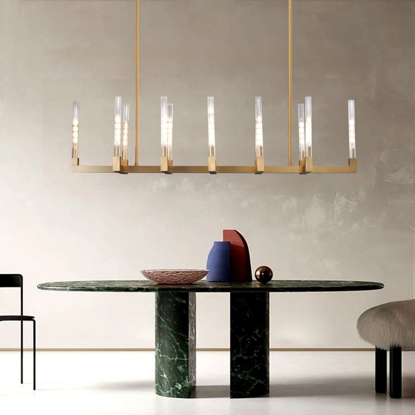 Cannel Linear Chandelier-MEET LIGHTING
