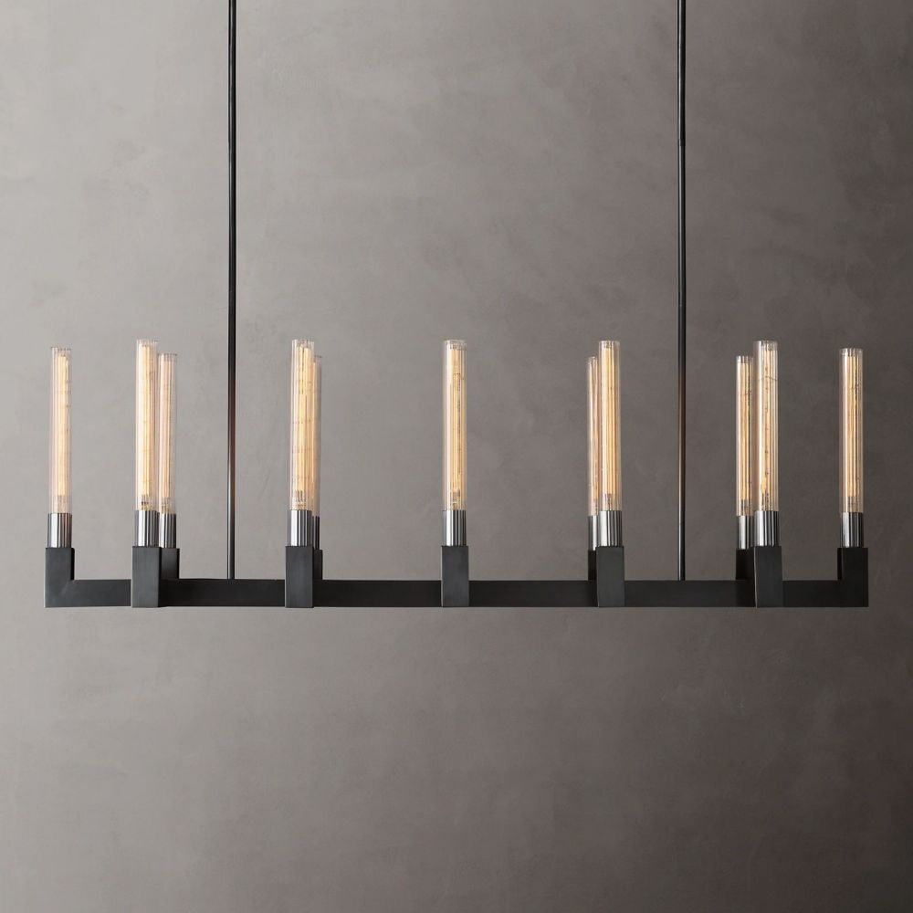Cannel Linear Chandelier-MEET LIGHTING