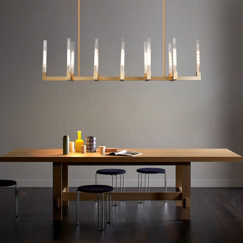 Cannel Linear Chandelier-MEET LIGHTING