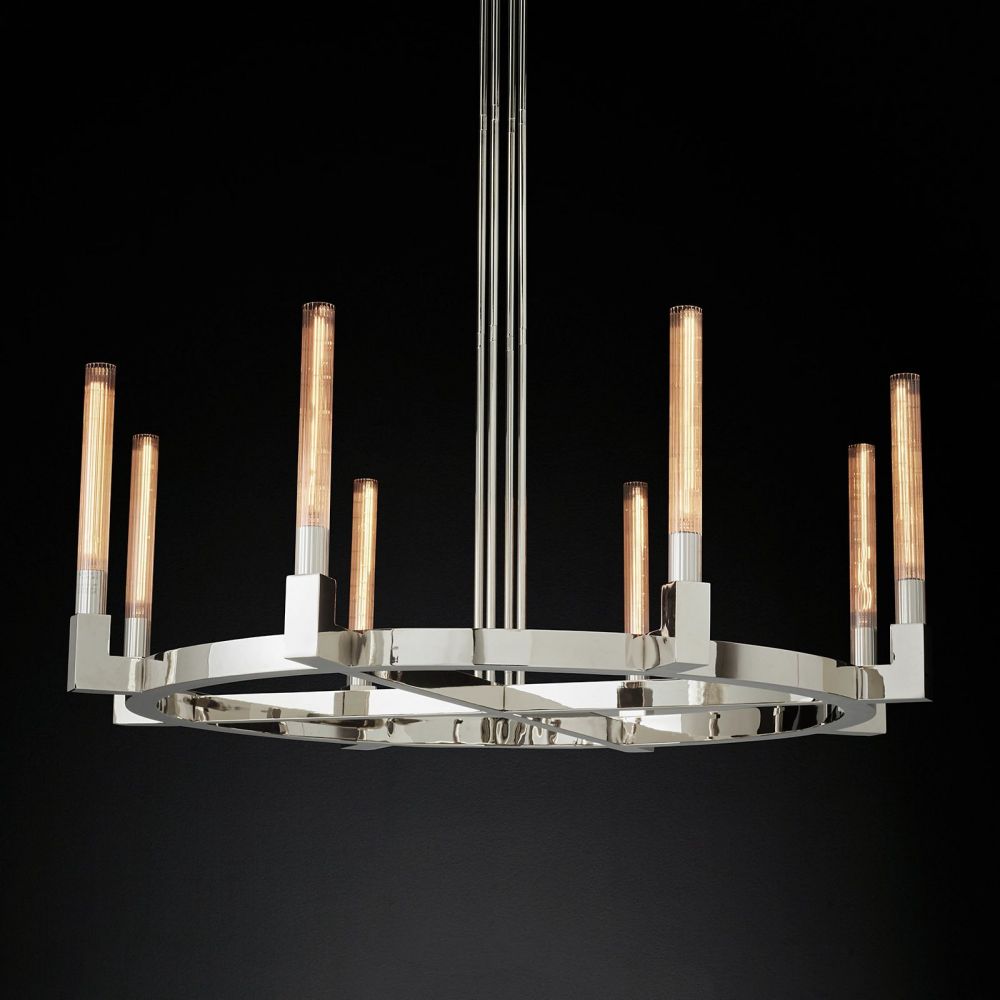 Cannel Round Chandelier-Meet Lighting