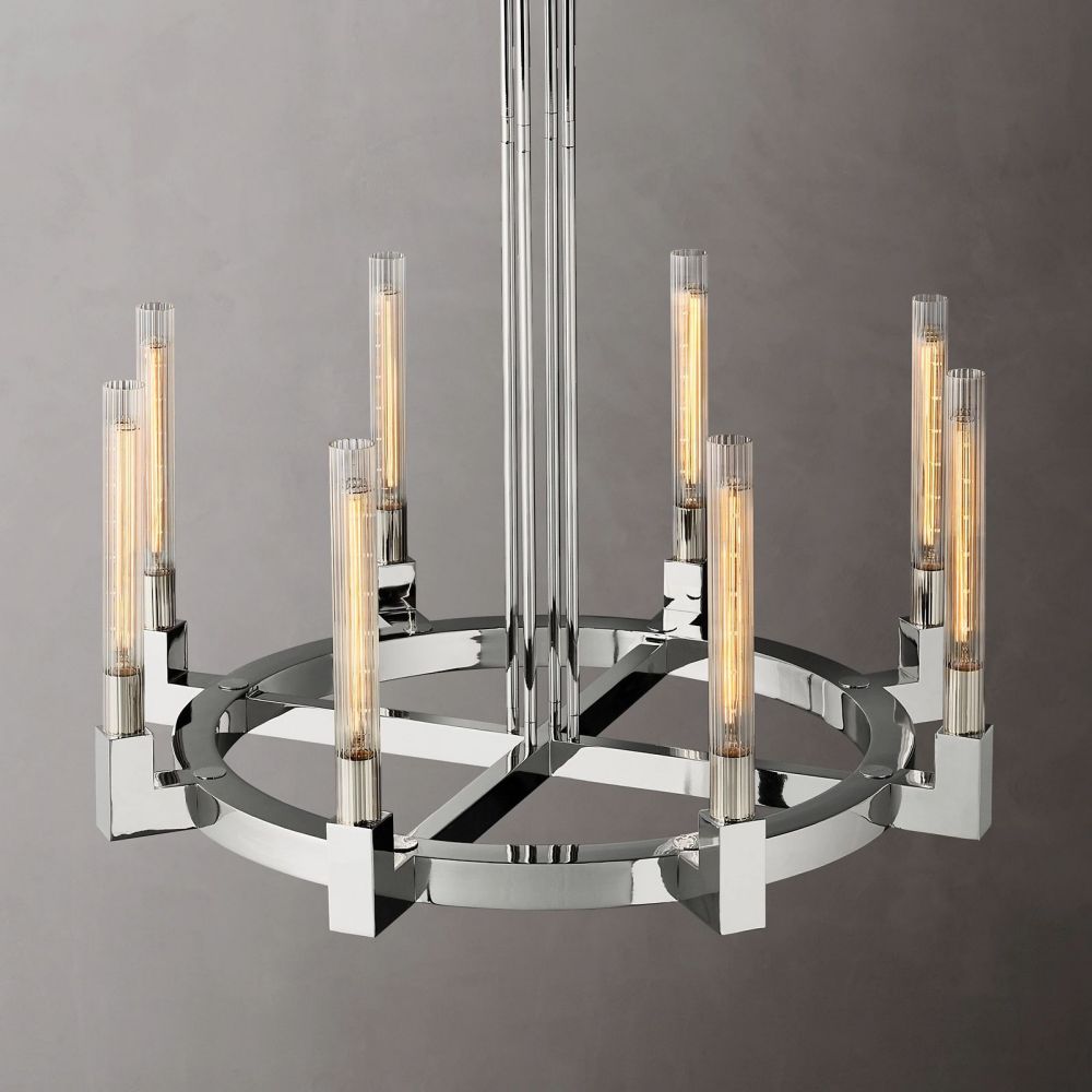 Cannel Round Chandelier-Meet Lighting