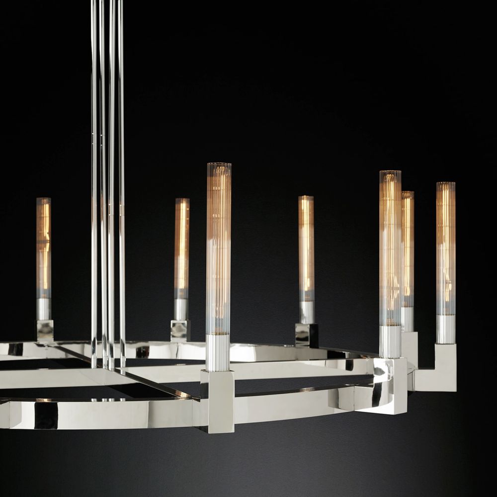 Cannel Round Chandelier-MEET LIGHTING
