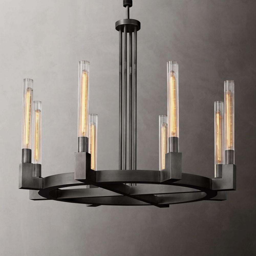 Cannel Round Chandelier-MEET LIGHTING