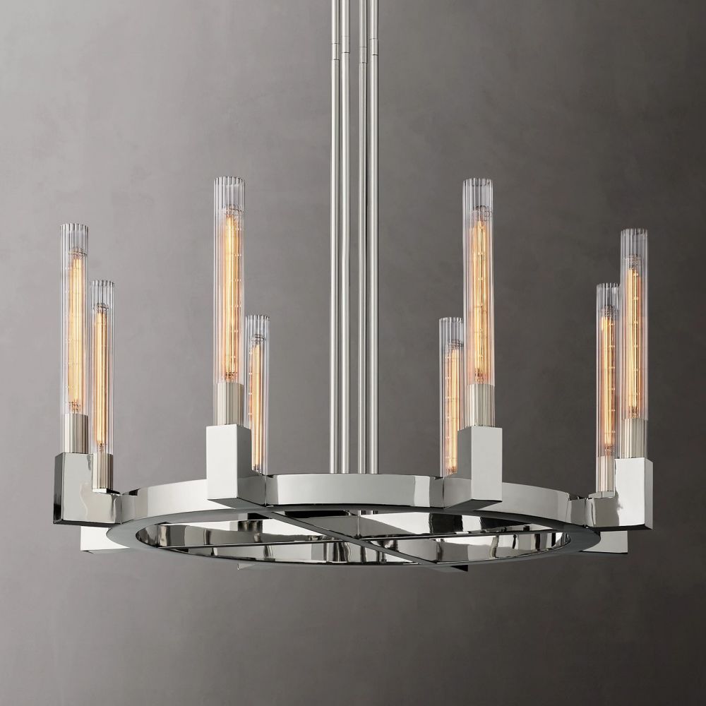 Cannel Round Chandelier-Meet Lighting