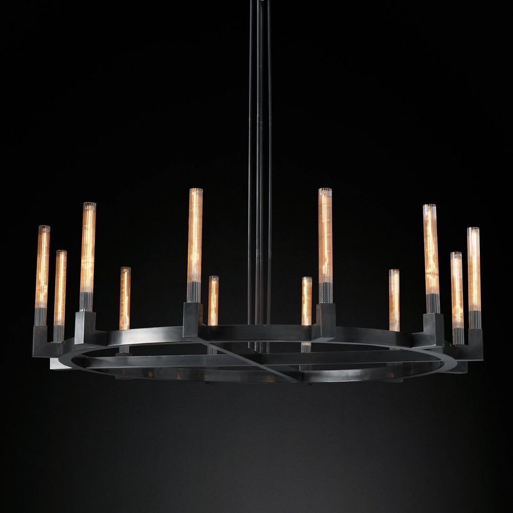 Cannel Round Chandelier-Meet Lighting