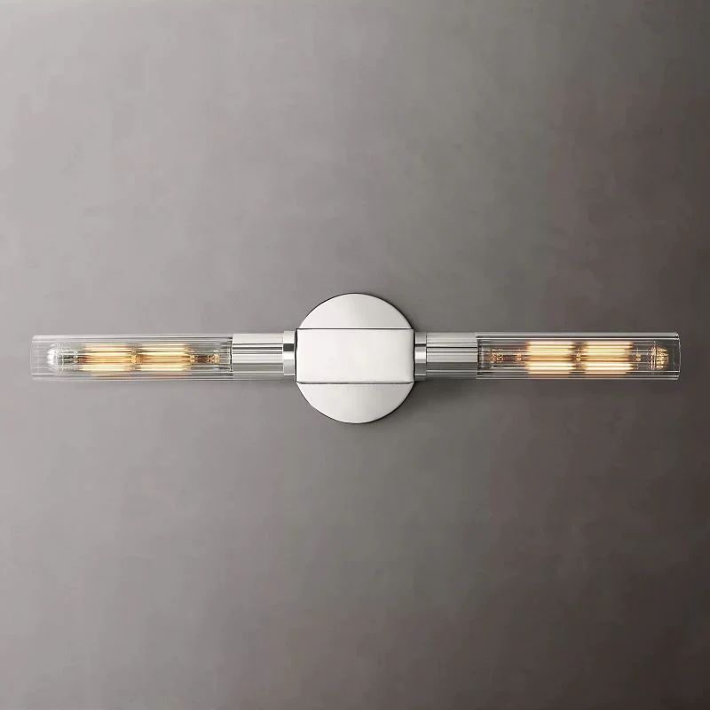 Cannele Glass Linear Wall Sconce-Meet Lighting