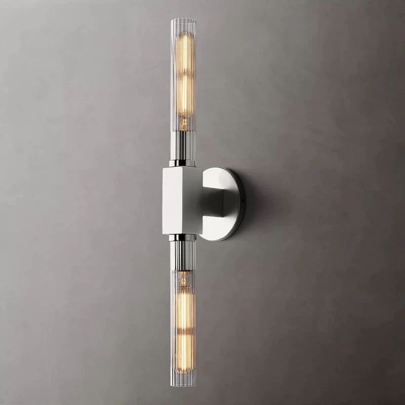 Cannele Glass Linear Wall Sconce-Meet Lighting