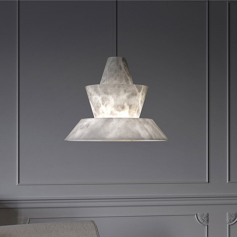 Carol Alabaster Pendant-Meet Lighting