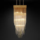 Casa Blown Glass Square Chandelier 20"-Meet Lighting