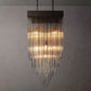 Casa Blown Glass Square Chandelier 30"-Meet Lighting