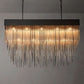 Casa Blown Glass Square Chandelier 54"-Meet Lighting