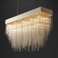 Casa Blown Glass Square Chandelier 54"-Meet Lighting