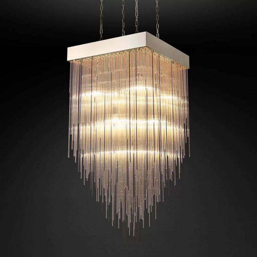 Casocada Square Chandelier 30"