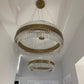 Cebal Odeon Round Crystal Fringe Chandelier-Meet Lighting