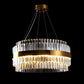 Cebal Odeon Round Crystal Fringe Chandelier-Meet Lighting