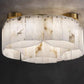 Alabaster Brass Ceiling Lamps Chandelier Light 33.46"D*8.85"H Ceiling   Ceiling Lamp [product_tags] Fabtiko