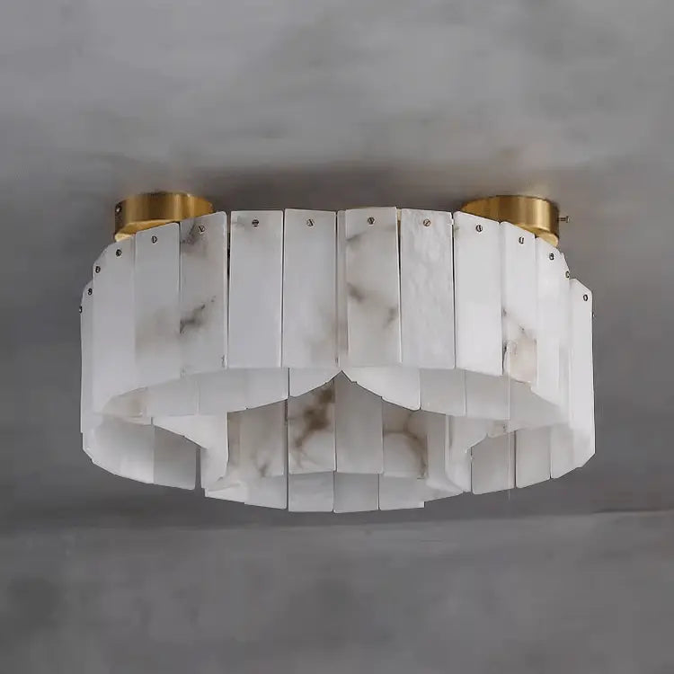 Alabaster Brass Ceiling Lamps Chandelier Light    Ceiling Lamp [product_tags] Fabtiko