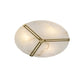 Brass Alabaster Flush Mount Ceiling Light    Ceiling Lamp [product_tags] Fabtiko