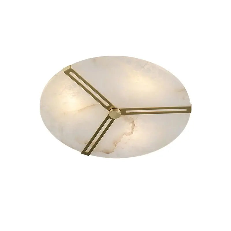 Brass Alabaster Flush Mount Ceiling Light    Ceiling Lamp [product_tags] Fabtiko