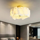 Flush Mount Alabaster Ceiling Light Fixture 17.72"   Ceiling Lamp [product_tags] Fabtiko