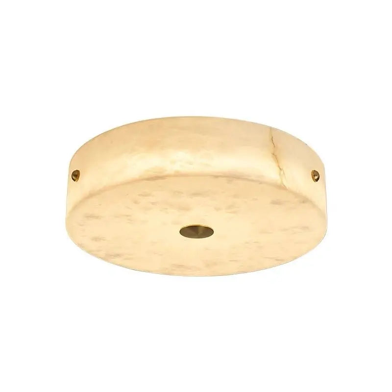 Round Flush Mount Alabaster Ceiling Light    Ceiling Lamp [product_tags] Fabtiko