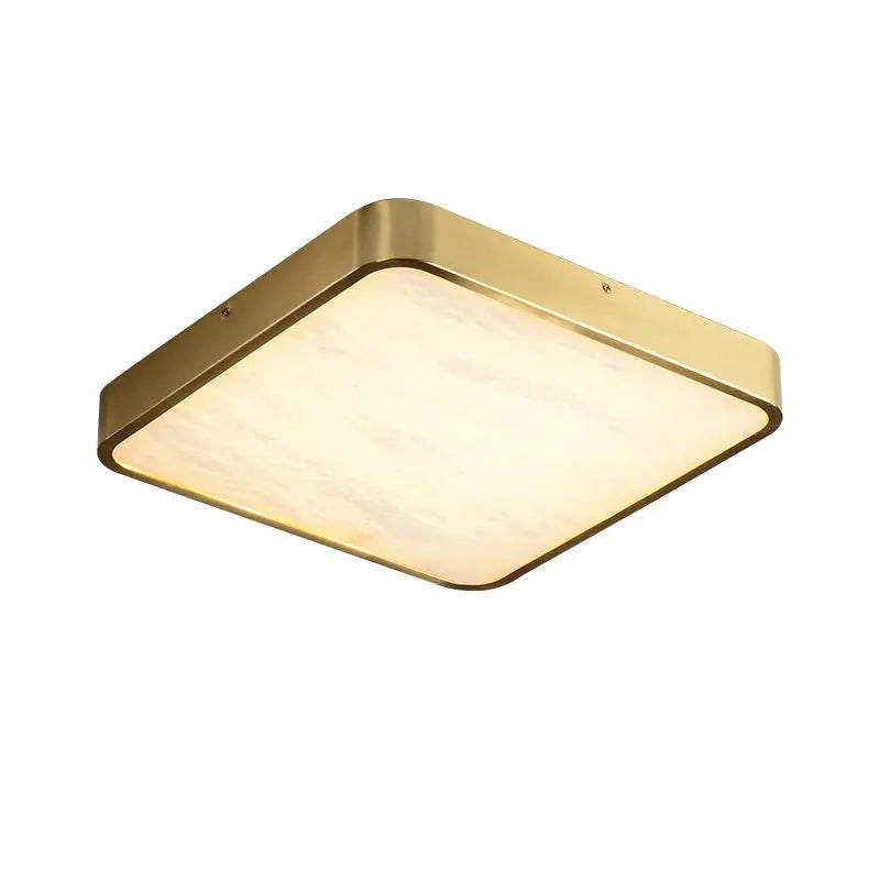 Square Alabaster Flush Mount Ceiling Light Fixture 19.68"   Ceiling Lamp [product_tags] Fabtiko