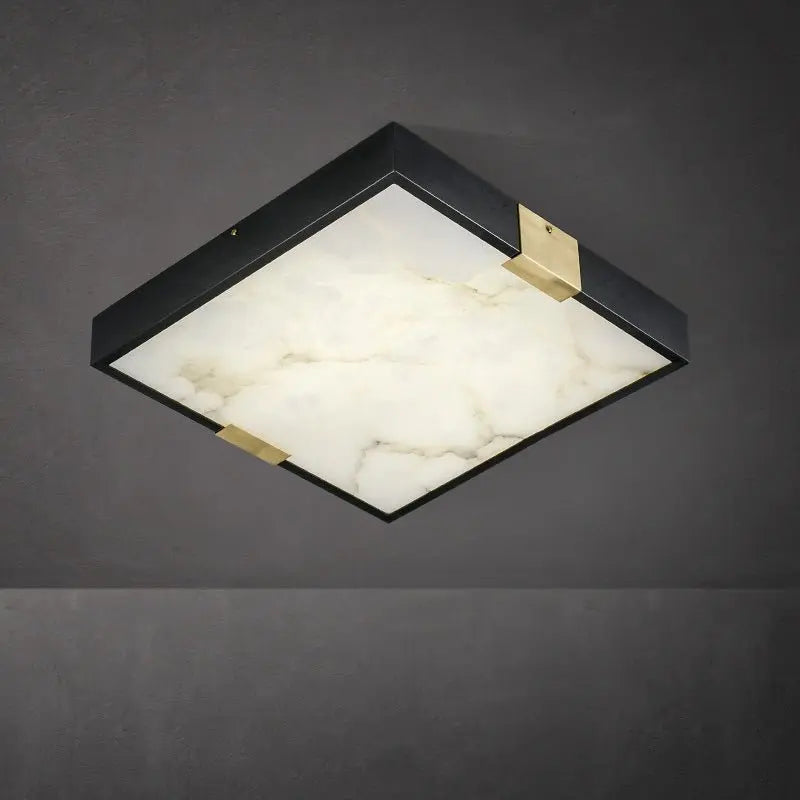 Square Spain Alabaster Flush Mount Ceiling Lights    Ceiling Lamp [product_tags] Fabtiko