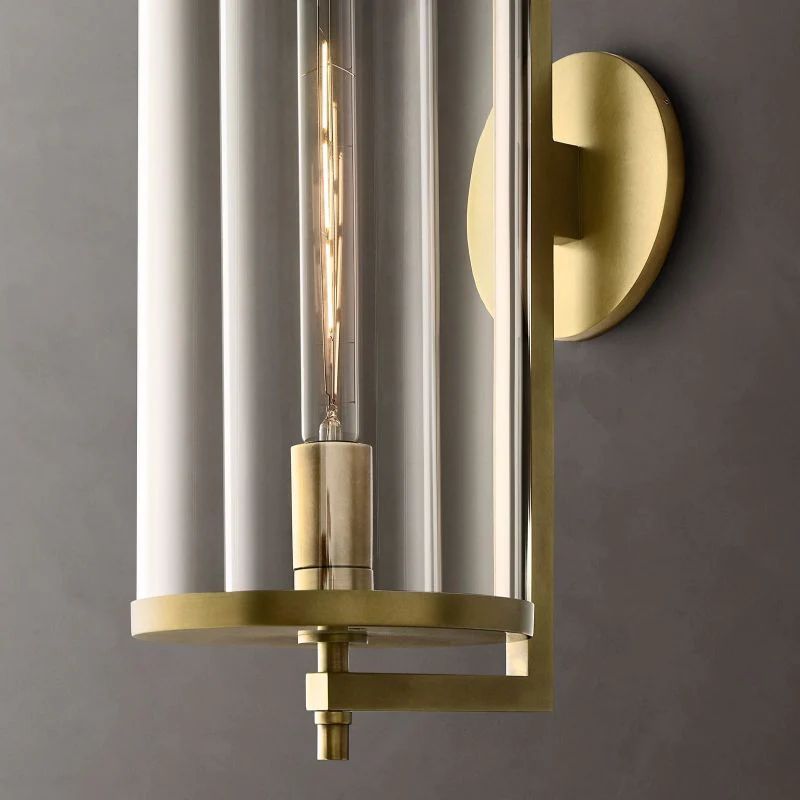 Celler Luxury Round Grand Sconce Modern Glass Wall Light-Meet Lighting