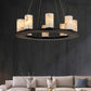 Centrum Alabaster Round Chandelier-Meet Lighting