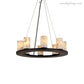 Centrum Alabaster Round Chandelier-Meet Lighting