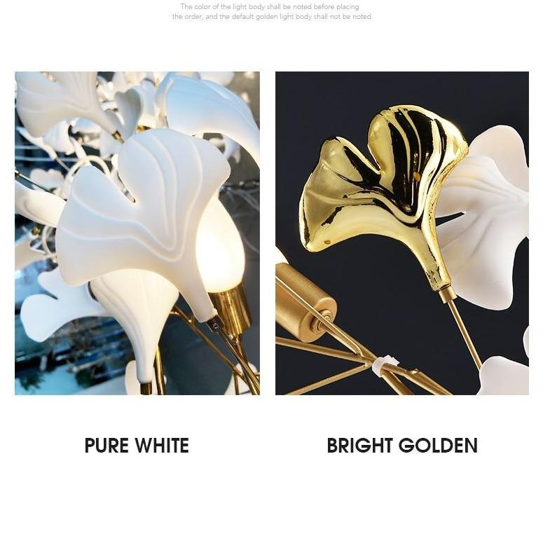 Ceramic Branch Chandelier-MEET LIGHTING