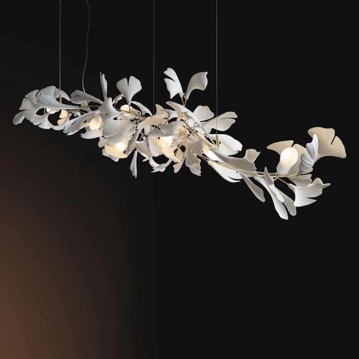 Ceramic Gingko Luxury Chandelier Style I-Meet Lighting