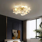 Ceramic Ginkgo Leaf Flushmount-Meet Lighting